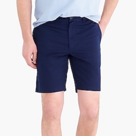 J crew 9” framer year flex khaki shorts navy blue - Picture 1 of 6
